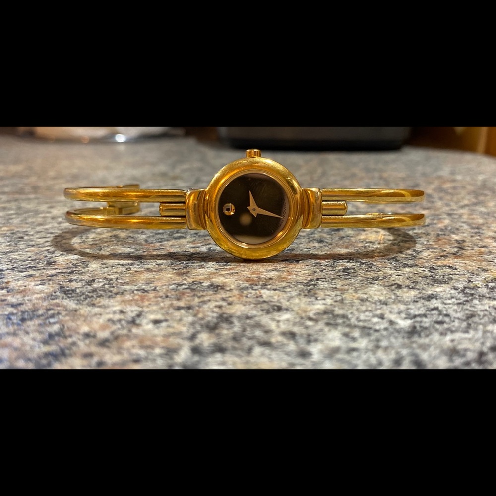 Gold Movado watch